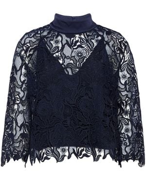 Max Mara Lace Shirt - Blue
