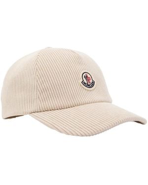 Moncler Corduroy Cap - White