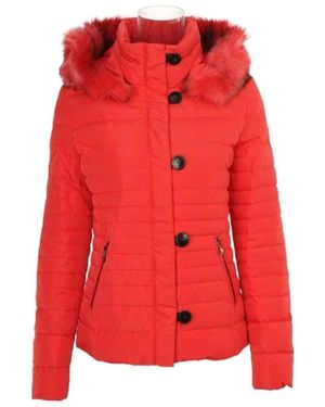 Armani Jeans Logo Details Down Jacket - Red