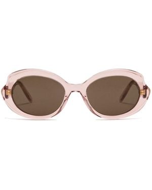 Loewe Mini Oval Slim Sunglasses - Multicolour
