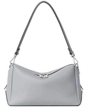 Fendi Zip-Top Shoulder Bag - Grey