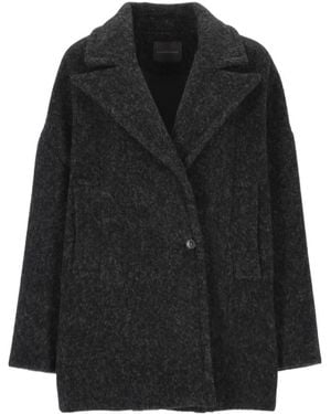 Lorena Antoniazzi Long-Sleeved Coat - Black