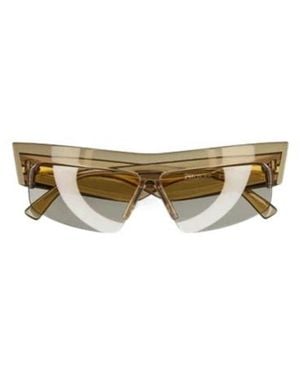 Phoebe Philo Sliced Cruise Sunglasses - Metallic