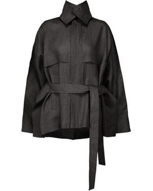 Issey Miyake Hempen Jacket - Black