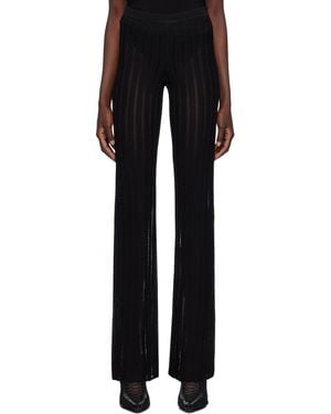 Dion Lee Snakeskin Trousers - Black