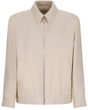 Lardini Shirt Bomber Jacket - Natural