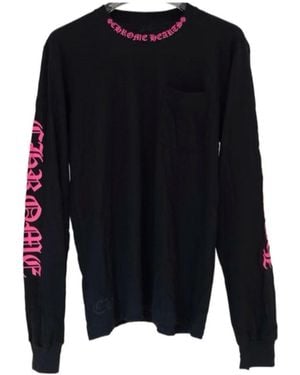 Chrome Hearts Long-Sleeved Knitted Shirt - Blue
