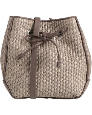 Brunello Cucinelli Twotone Mini Bucket Bag - Green