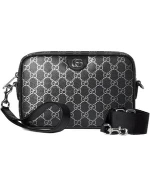 Gucci Gg Small Crossbody Bag - Gray