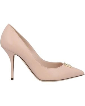 Dolce & Gabbana Stiletto Heel Leather Shoes - Pink