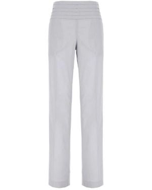 Iceberg Pleated-Waistband Straight-Leg Trousers - Grey