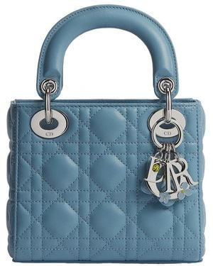 Dior Mini Lady Bag - Blue
