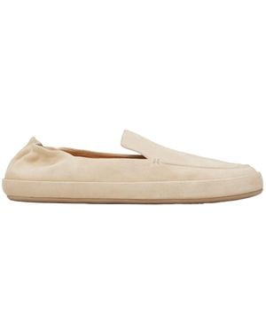 Marsèll Scatopelle Gathered Slip-On Loafers - Natural