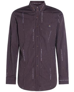 Vivienne Westwood Stiped Shirt - Purple