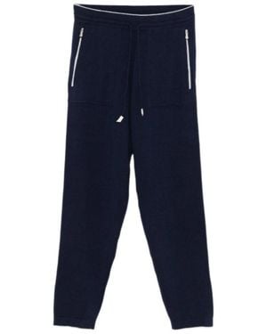 Eleventy Drawstring Waist Joggers - Blue