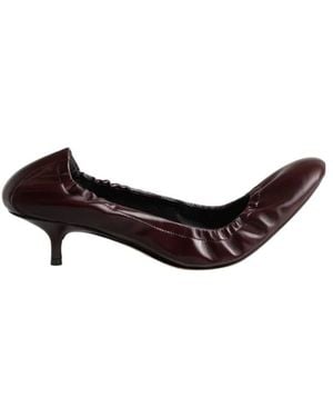 Phoebe Philo Round-Toe High Heels - Brown