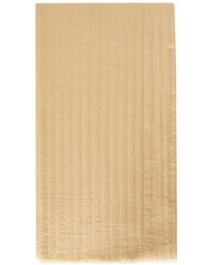Loro Piana Maxi Crest Cashmere Shawl - Natural