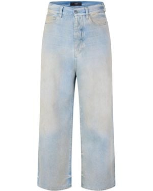 Amiri Wide Leg Denim Jeans - Blue