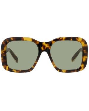 Stella McCartney Eyewear Square-Frame Sunglasses - Green