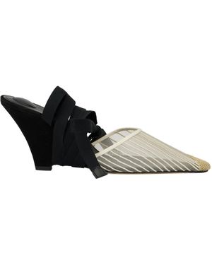 Jacquemus Striped Heeled - Black