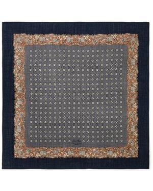 Loro Piana Cornice Di Cardi Foulard 60X60 - Grey