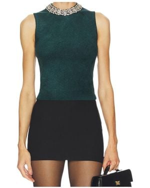 Jonathan Simkhai Rema Halter Top - Green