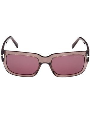 Tom Ford Sunglasses With Rectangular Frames - Pink