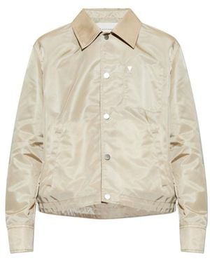 Ami Paris Ami Ami De Coeur Stud Buttoned Jacket - Natural