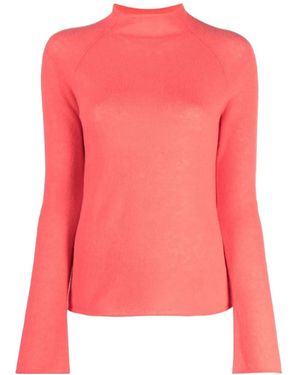 forte_forte Mock-Neck Jumper - Pink