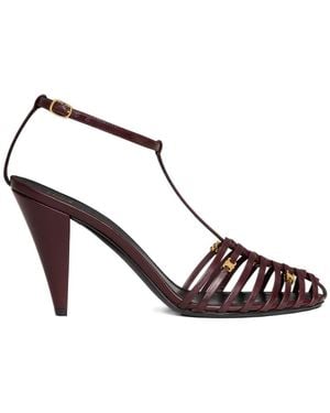 Celine Cage Heeled Sandal - Brown