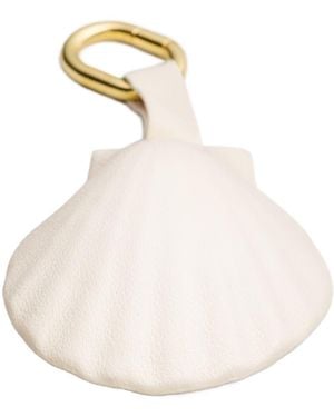 Celine Charms Shell Pendant - White