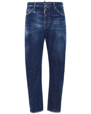 DSquared² Perfect Clean Wash Bro Jeans - Blue