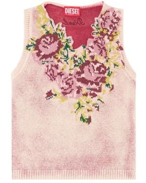 DIESEL Knit Vest - Pink