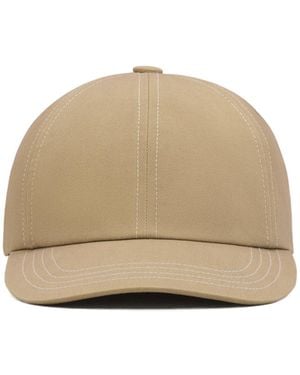 Ami Paris Ami Embroidered Logo Baseball Cap - Natural
