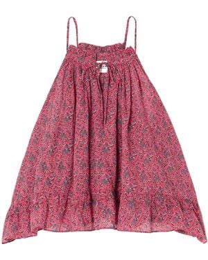 Isabel Marant Isabel Marant Étoile Fabino Floral Printed Sleeveless Top - Red