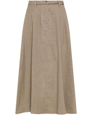 Seventy Midi Skirt - Natural