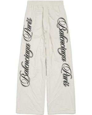 Balenciaga Cursive Logo Tracksuit Trousers - Multicolour