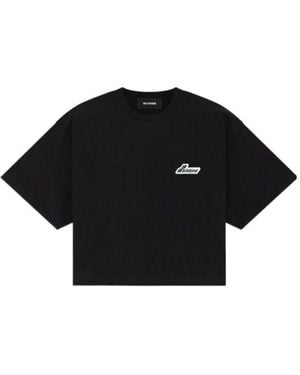 we11done Cropped Selldone T-Shirt - Black