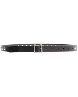 Ann Demeulemeester Buckle Belt - White