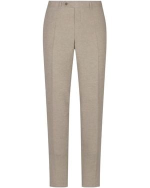 Canali Slim-Fit Trousers - Grey