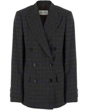 Dries Van Noten Double-Breasted Blazer - Black