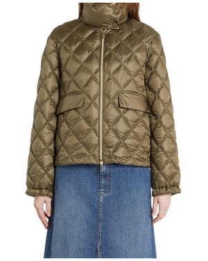 iBlues Quilted Zippered Jacket - Multicolor