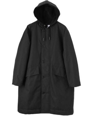 Margaret Howell Mhl. Hooded Deck Parka - Black