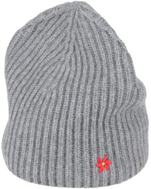 Tory Burch Lightweight Cashmere Knit Hat - Gray