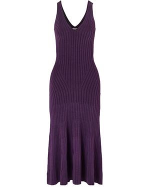 Adam Lippes Knit Dress - Purple