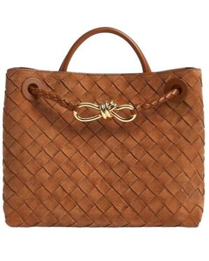 Bottega Veneta Small Andiamo - Brown