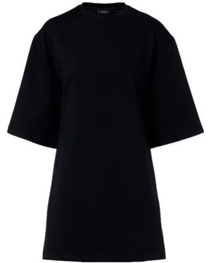 Wardrobe NYC Short-Sleeved Dress - Black
