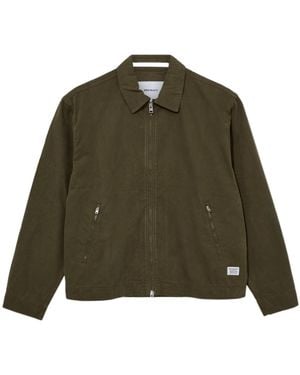 Norse Projects Collared Casual Jacket - Green