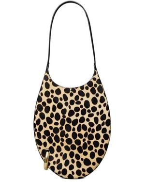 Tory Burch Small Pierced Shoulder Bag - White