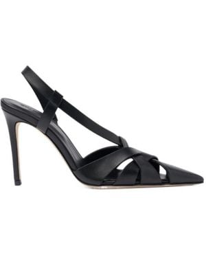 SCAROSSO Athena Slingback Court Shoes - Metallic